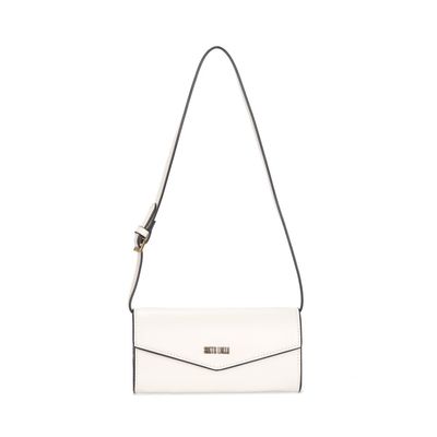 Bolsa Carteira Soft Off White Alça De Ombro