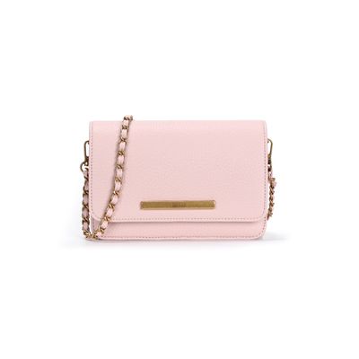 Bolsa Pequena Material Floater Rosa Claro
