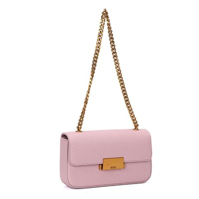 Bolsa Pequena Floater Rosa Candy Alça Corrente Ombro