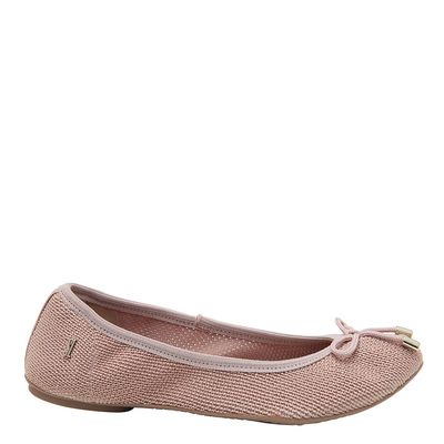 Sapatilha Knit Laço Bege