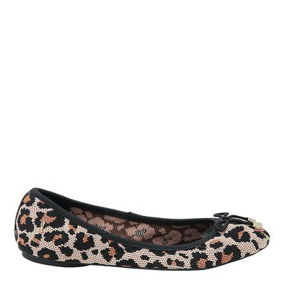Sapatilha Knit Laço Animal Print