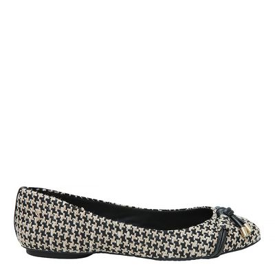 Sapatilha Tweed Pied Poule Preto e Branco