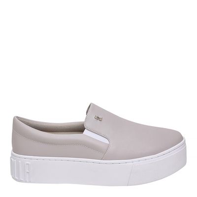 Tênis Slip On Santorine Sola Alta Cinza