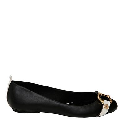 Sapatilha New Fivela Preto e Branco