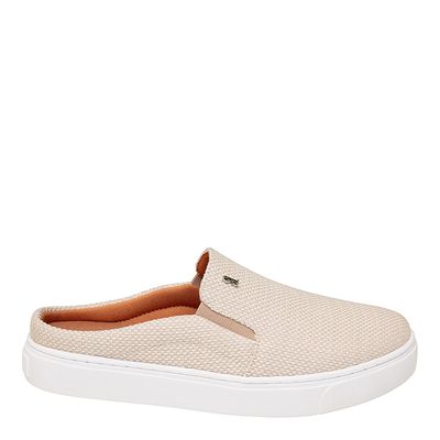 Tênis Slip On Mule Liso Off White