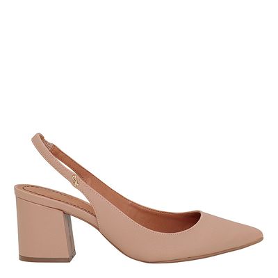 Scarpin Risco Bege