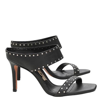 Mule Confort Rebite Preto