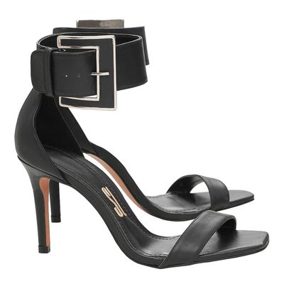 Sandália Confort Fivela Preto