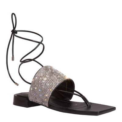 Rasteira Napa Santorine Preto