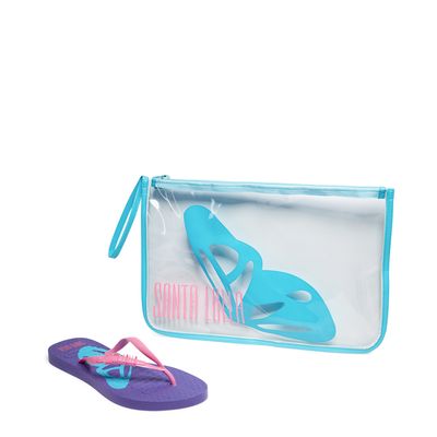 Flip Flop Borracha Roxo Elétrico