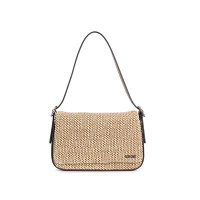 Bolsa Baguete Palha Tramado Marrom