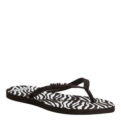Chinelo Flip Flop Borracha Animal Print Zebra