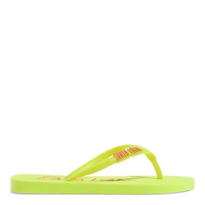 Chinelo Flip Flop Borracha Amarelo Lime Fluor