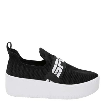 Tênis Slip On Knit Lolla Sport Preto
