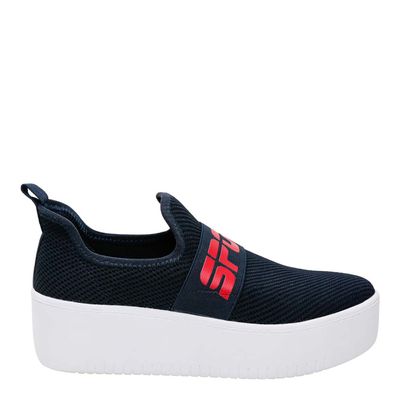 Tênis Slip On Knit Marinho