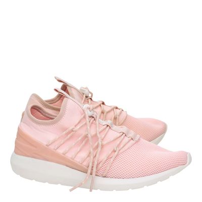 Tênis Knit Lolla Sport Rosa e Branco