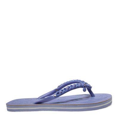 Flip Flop Roxo Borracha Corrente