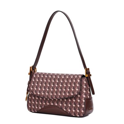 Bolsa M Risco Cubos Brown