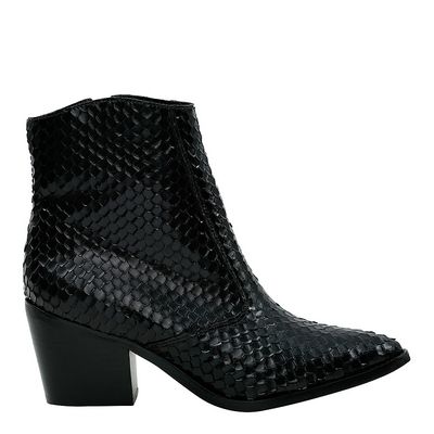 Bota Western Preta Cobra