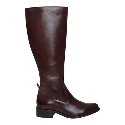 Bota Marrom Couro Nogueira
