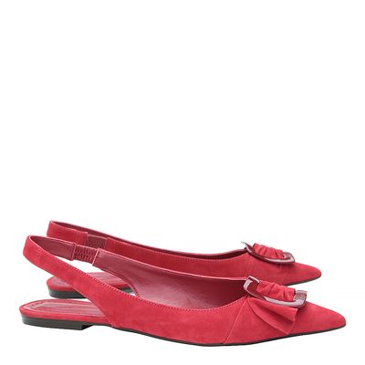 Sapatilha Nobuck Vermelho