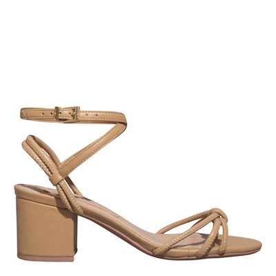Sandália Napa Soft Palha