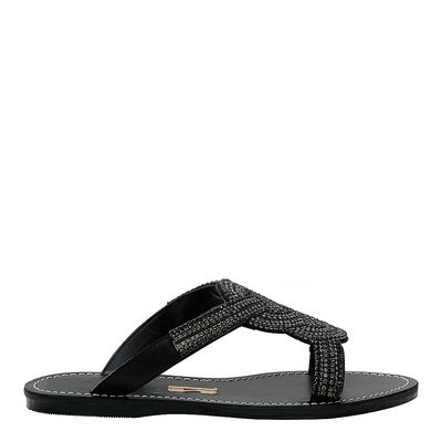 Rasteira new couro pelica soft preto