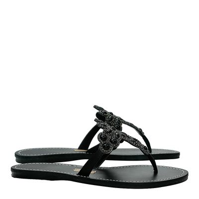 Rasteira New Couro Pelica Soft Preto