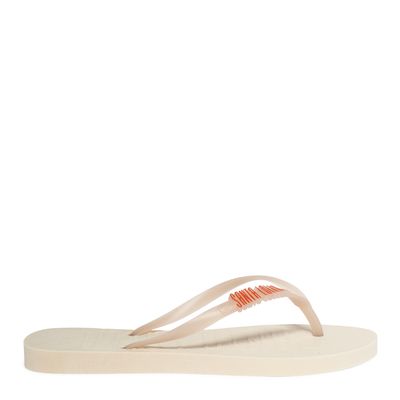 Chinelo Flip Flop Bege Leblanc