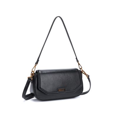 Bolsa Baguete Rustica Preta Alça Dupla