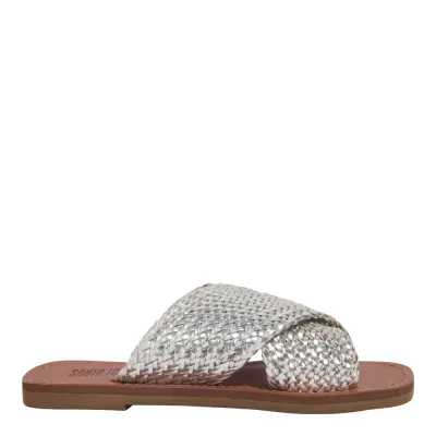 Rasteira Shiny Prata