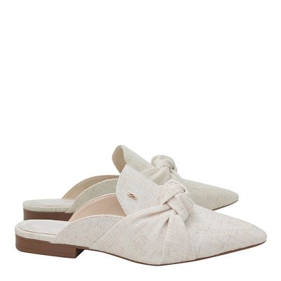 Mule Linho Gaudi Off White