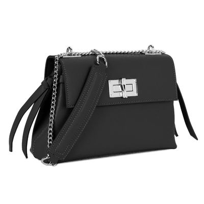 Bolsa Retangular Média Preta