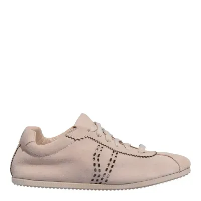 Tenis Couro Camurca Biscuit