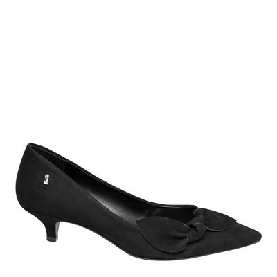 Scarpin Nobuck Preto