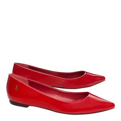 Sapatilha Verniz Russian Red