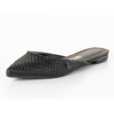 Mule Texturizado Sl Preto