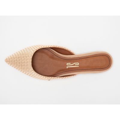 Mule Texturizado Sl Nude