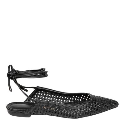 Sapatilha Tresse Amarração Preto