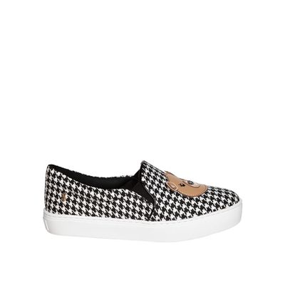 Tênis Slip On Infantil Estampa Urso