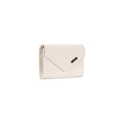 Bolsa Carteira Soft Alça Corrente Transversal Off White