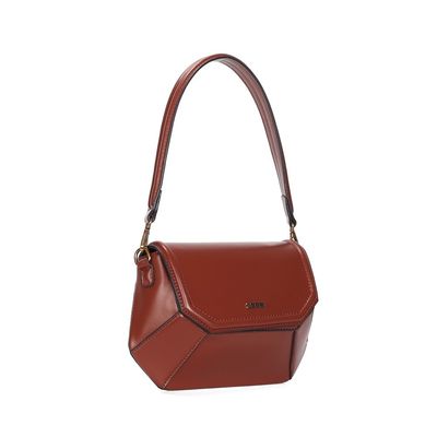 Bolsa Baguete Estruturada Soft Marrom