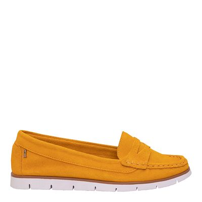 Mocassim Acamurçado Sl Amarelo