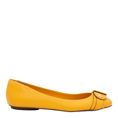 Sapatilha Fivela Amarelo