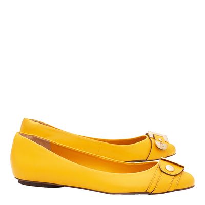 Sapatilha Fivela Amarelo