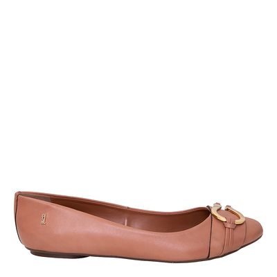 Sapatilha Confort Fivela Terracota