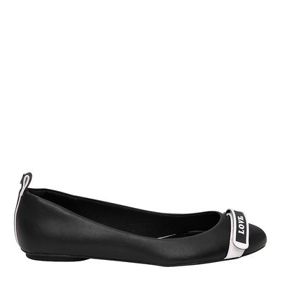 Sapatilha Santorine Love Preto e Branco