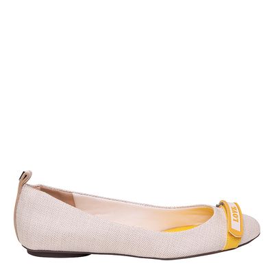 Sapatilha Antalia Love Nude e Amarelo