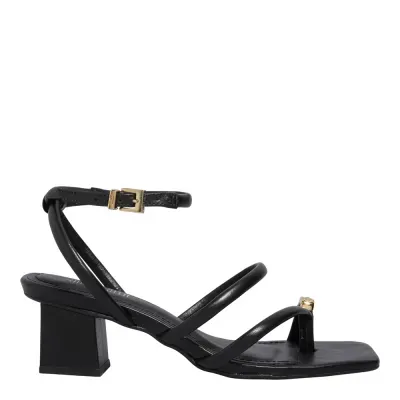 Sandália Couro Nobre Soft Preto