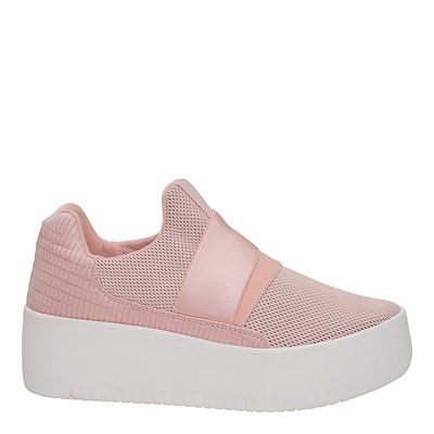 Tênis Tela Transpassado Rosa
